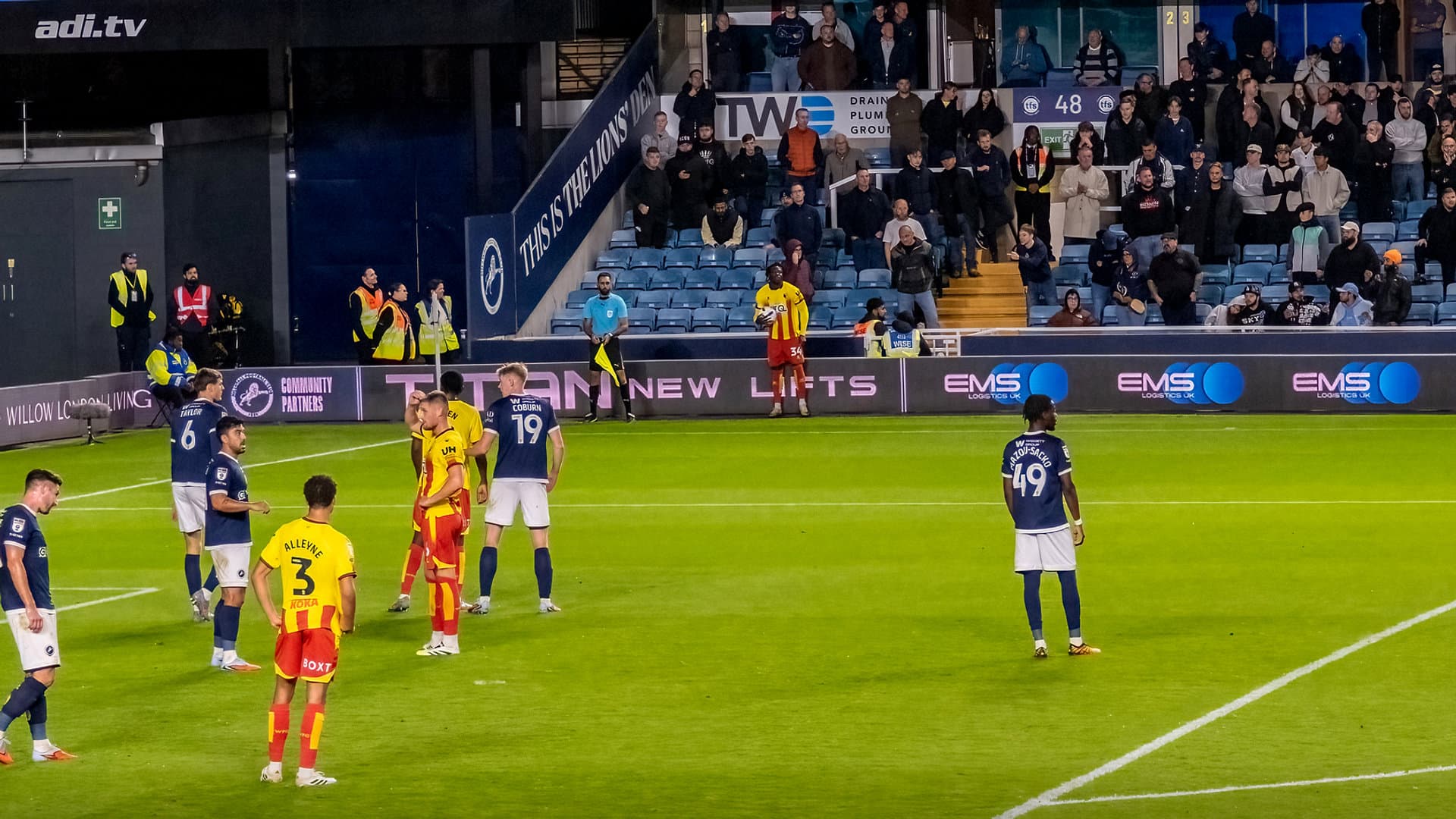 EMS Logistics Millwall FC community partnership